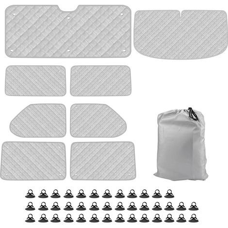 Thermomatte Fahrerhaus Innen für VW T4, 8-teiliges Set, Sonnenschutz, Isolierung (1/5)