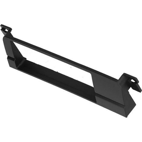 1. Cadre de tableau de bord radio DVD noir 1-DIN pour BMW Série 3 E46 2003-2005, panneau de contrôle central, garniture de console (1/4)