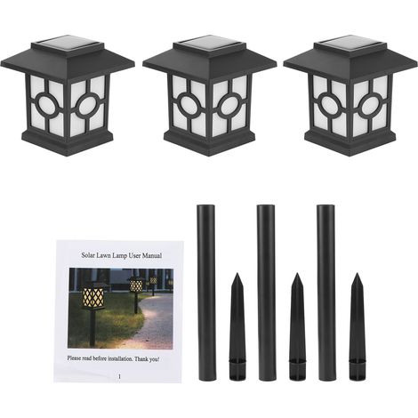 Lampes solaires innovantes pour pelouse, étanches, pour la décoration du jardin et de la terrasse (1/5)