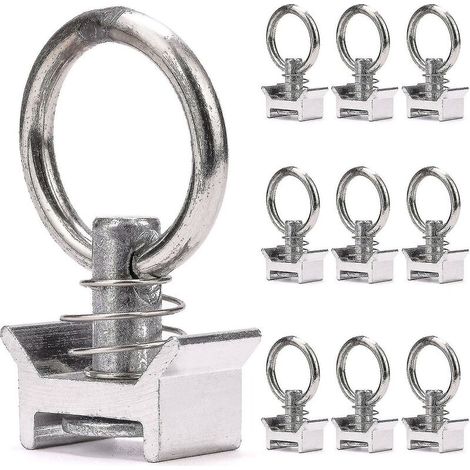 10 X Single Pawns With Ring 1000 Kg Aero Lashing Pawns For Aeronautical Lashing Rail Ring Anchor Pawn--