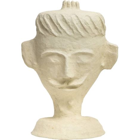 Sculpture buste homme en papier mâché Ambroise (1/5)