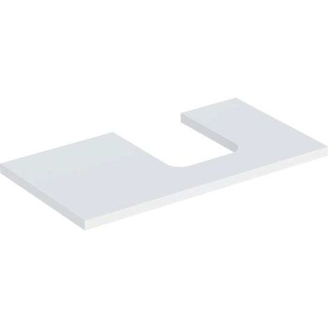 Placa de lavabo Geberit ONE, recortable a la derecha, para lavabo