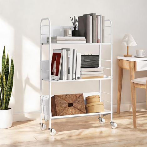 Bibliothèque bianco en metallo PP 69 x 26 x 108 cm (1/5)