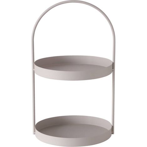 Boltze Etagere Joko Eisen pulverbeschichtet, 27 x 26 x 44 cm Deko, Beige 2022042 (1/5)