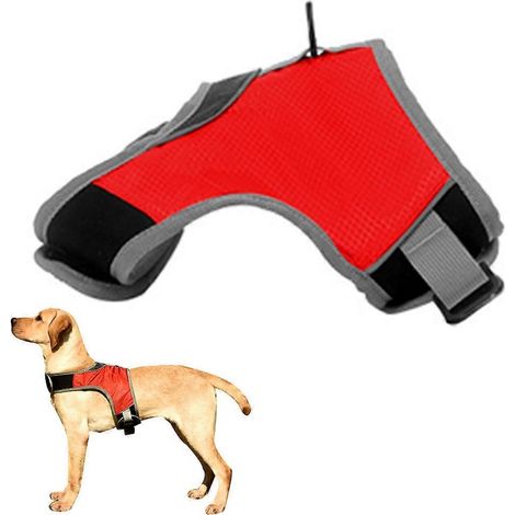 Accessoires de voyage pour animaux de compagnie : sangle de poitrine pour chien, vêtement dorsal pour chien pour les promenades en extérieur - XL (1/5)