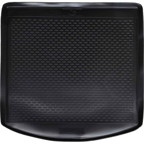 Trunk Mat Black suitable for VW for TOURAN 2010-2015 Rubber vidaXL