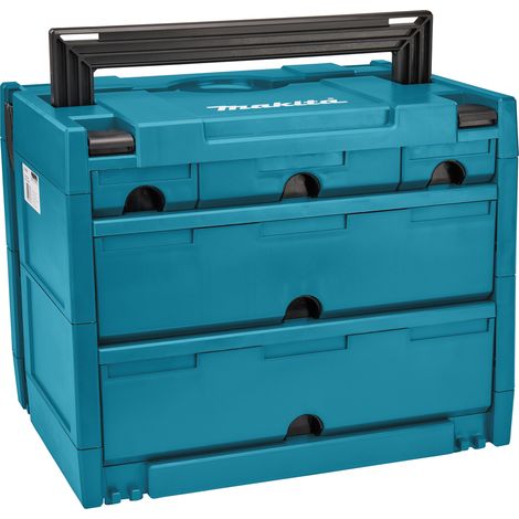 Makita P-84349 MAKPAC 5 Drawer Stacking Connector Tool Case TYPE 4 + 5 Draws