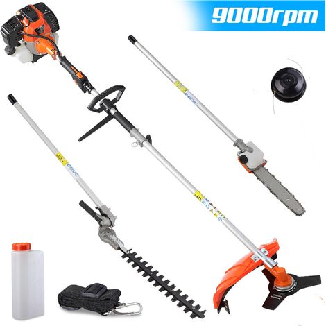 Decespugliatore 5in1 a Scoppio Tagliasiepi Rasaerba Motosega Potatore Telescopic (1/7)