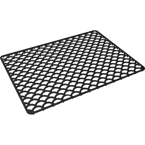 1 Tapis D'évier Silicone 46x31,7cm Antidérapant Égouttoir Vaisselle Protection Chaleur Cuisine Salle De Bain