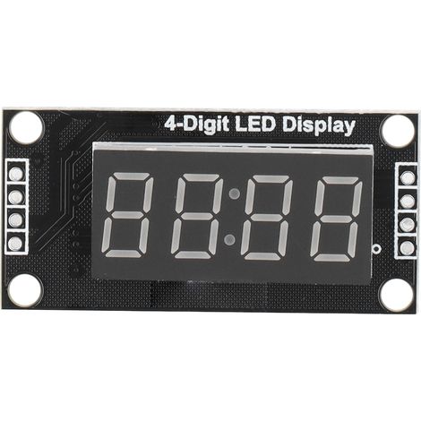 Afficheur LED 4 chiffres 0,36 pouce bleu module TM1637 horloge 2 broches E/S 5V (1/5)