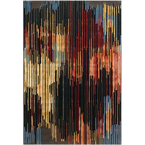 Tapis diamant 8039 multicolore marron - 170 x 240 cm
