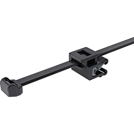 HellermannTyton Befestigungsbinder Edgeclip T50ROSEC5A-MC5-BK-D1 500 Stk