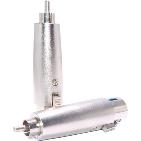 Hochwertiger RCA-Lotus-auf-XLR-AV-Stecker (weiblich) mit reinem Kupferkern, für Verstärker, KTV-Mixer, Mikrofonkabel und Konverter. (1/4)