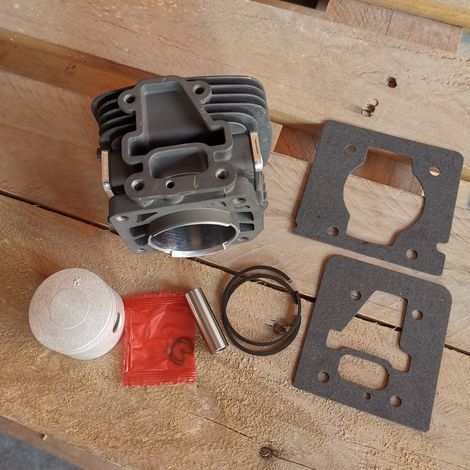 Kawasaki TJ45E/TJ45 Motorzylinderbaugruppe mit einer Zylinderbohrung von 42,5 mm. (1/5)