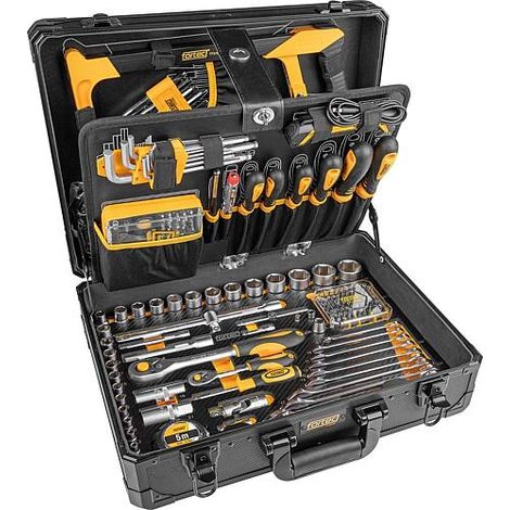 fortec®, Mallette à outils BASIC, avec 211 pièces, noir, (1/5)