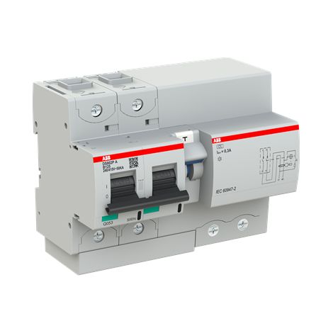 Disjoncteur Différentiel DS800P 2P 125A Cbe B 300mA Type A 2CCG001310R0001 ABB G151779