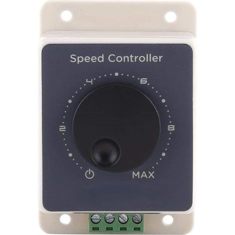 12V motor speed controller,  DC10-60V 20A PWM pulse width modulator motor speed controller,  waterproof shell (1/5)