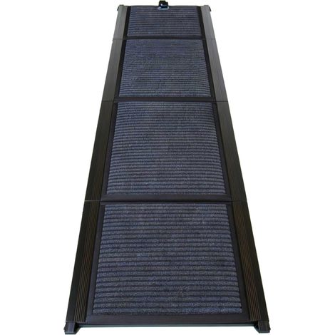 Rampa plegable para perros 160 cm antideslizante para coche, SUV y camión, negra OKMYHOME (1/5)