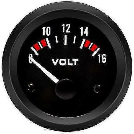 Compatible avec un voltmètre automobile universel 12 V, cadran de 52 mm, plage de mesure 8-16 V SP (1/5)