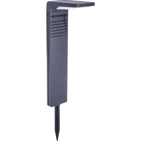 Forlight - Baliza LED de Exterior Baleo, Negro, Exterior, Bajo Consumo, Fácil Instalación, Diseño Moderno