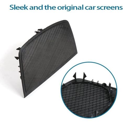 Griglia altoparlante per cruscotto, compatibile con BMW X5 E70 (2006-2013) e X6 E71 (2008-2014), nero, in plastica resistente (1/3)