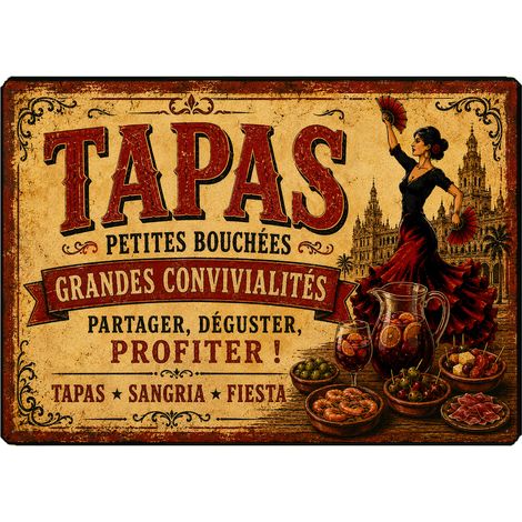 Planche à découper en verre tapas espagnoles 29 x 20 cm (1/2)