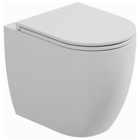 Water/bidet Like filomuro senza brida traslato cm. 55x36 bianco (1/4)