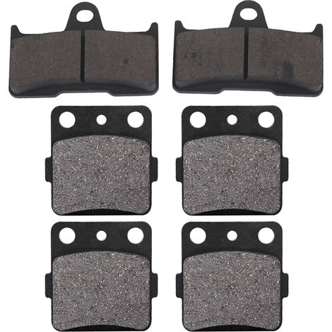 Lot de 6 plaquettes de frein avant arrière pour Grizzly 660 4x4 YFM660F 02-08 (1/5)
