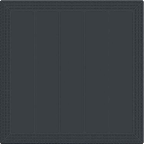 Maison Exclusive - Garten Essgruppe 3 pcs Anthrazit Polypropylen