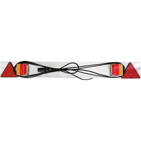 Rampes de feu de remorque largeur 1 m precable longueur 4 m - choisissezici : galva + led (1/2)