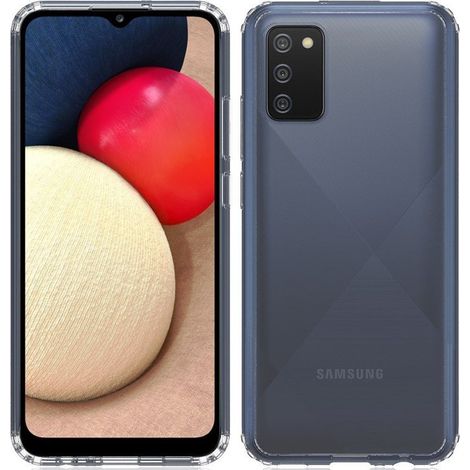 Schutzhülle für Samsung Galaxy A02s, Fusion Hybrid, transparent (1/4)