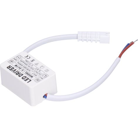 Alimentation LED 300mA 9‑18VDC Compacte Installation Facile Dissipation Thermique Efficace Transformateur pour Éclairage Maison