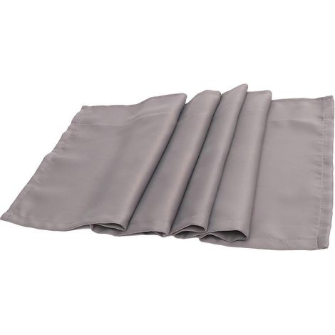 Cantonnière de cuisine de style campagnard, couleur unie, rideau court pour fenêtre de cuisine ou de chambre.-145X45X1CM-Grey