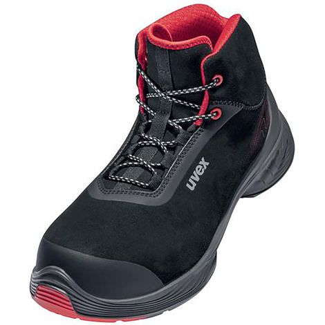 uvex Stiefel 1 G2 S3 schwarz rot Weite 14 Größe 37