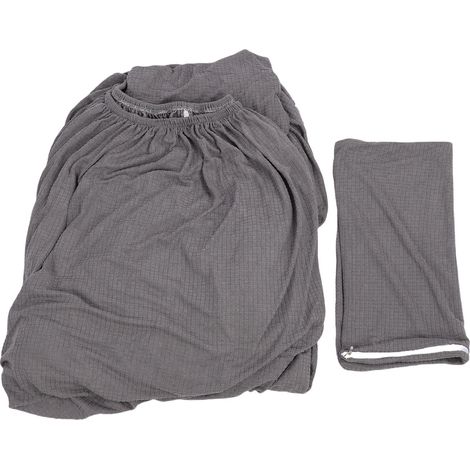 Housse de canapé extensible pour canapé à 3 coussins, imperméabilisante, couverture complète, super douce, antidérapante, protection de meubles, salon, gris (1/3)