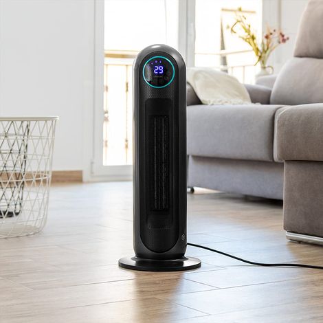 Cecotec Stufa in ceramica ReadyWarm 10150 Smart Ceramic Pro da 2200 W con telecomando a distanza e display LED.Timer fino a 8 ore, 3 modalità di funzionamiento (1/5)
