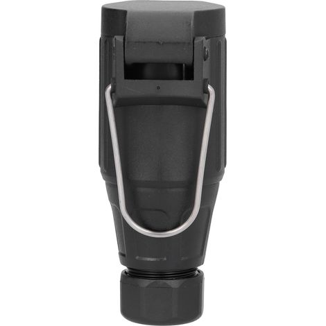 Prise de remorque 12V 13 broches, convertisseur de sortie électrique en laiton ABS pour véhicules commerciaux, camping-car, voitures, navires (1/5)