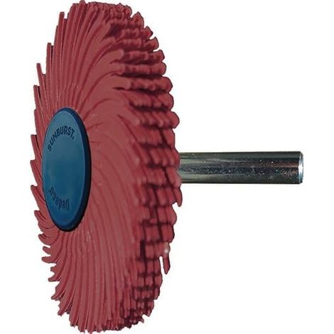 Disco  de  cepillo  radial  Sunburst  D.51mm  G.220  Rojo  10000min-¹  TYROLIT (1/2)