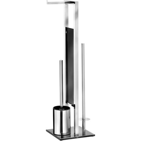 Serviteur WC en acier et verre RIVALTA (1/4)