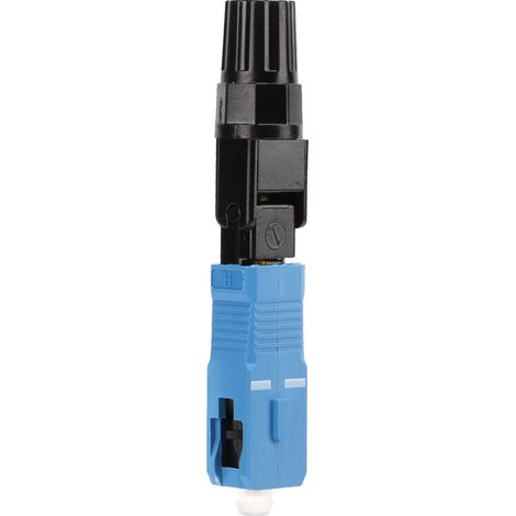 Lot de 10 connecteurs rapides pour fibre optique monomode SC, conduction rapide, faibles pertes et utilisation facile, pour la télévision par câble. (1/5)