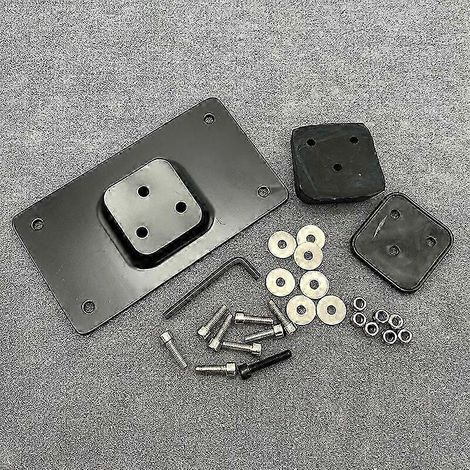 Support de plaque d'immatriculation inclinée à 3 trous pour moto Harley Big Twins Sportster Dyna Softail XL 1973-2020 - Cadre et carrosserie de véhicule motorisé (1/2)