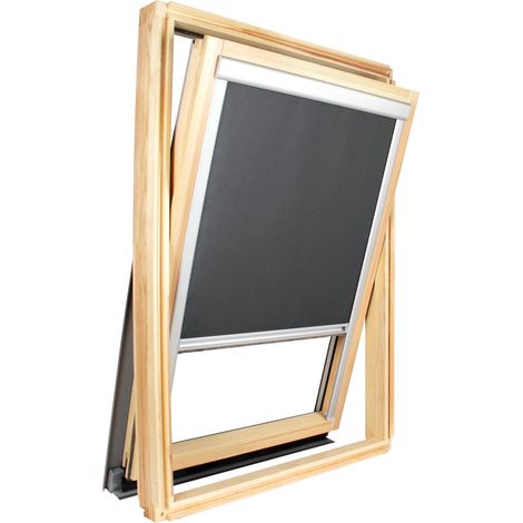Store occultant compatible Roto ® - Vitrage H63.5 x 40 cm Anthracite