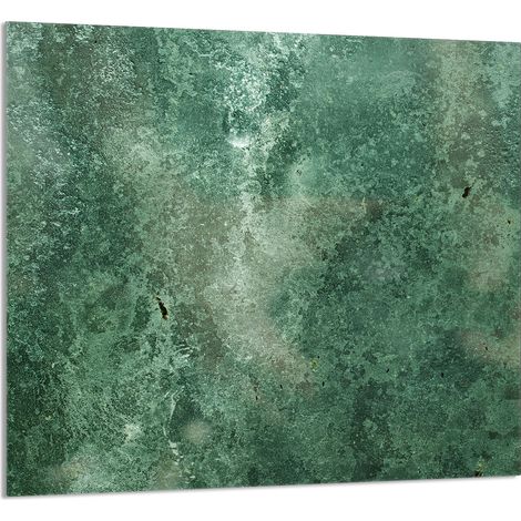 Panneau de verre pour cuisine 65x60 Turquoise (1/5)