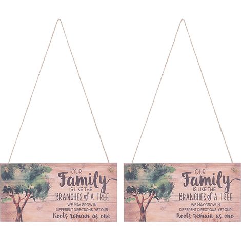 Lot de 2 plaques décoratives innovantes en bois pour portes et fenêtres, idéales pour la décoration de la maison et des magasins. (1/5)