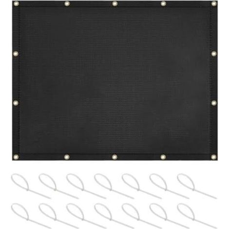 Tappetino termoprotettivo per parete dietro il barbecue, schermo termico ignifugo e impermeabile per balcone, recinzione per la privacy, schermo termico per barbecue (91,5 x 122 cm) (1/5)