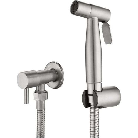Edelstahl-WC-Sprühkopf für Bidet und WC, Bidet-Sprühset, Wasserhahn-Sprühkopf, WC-Sprühkopf (1/4)