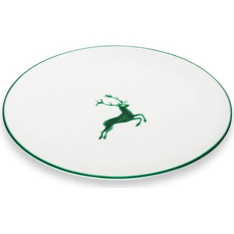 Gmundner Keramik Grüner Hirsch, Speiseteller Cup (Ø 28cm)