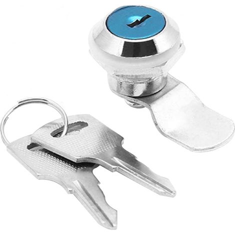 2pcs Lock MS403 Mailbox Metal Cabinet Door Replacements Single Point Security with 2 Keys for Wood Glass Iron Leaf Locks (1/3)