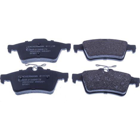 Pastillas de freno traseras B111338 denckermann