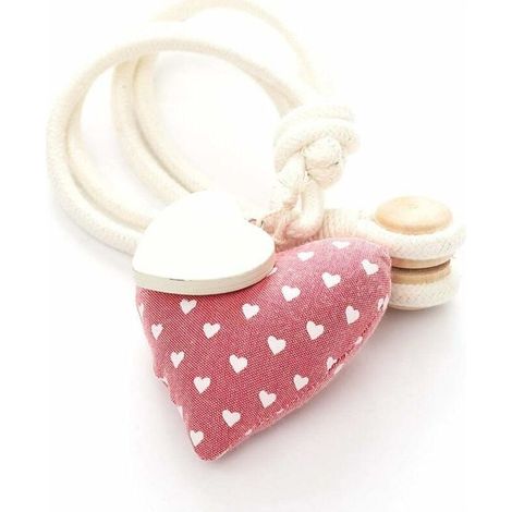 2 PCS Rideau Cravates Dos Belle Forme de Coeur Rideau magnétique embrasses Coton Naturel Lin Corde fenêtre Rideau Boucle Enfants Chambre Rideaux Titulaire décor (1/4)